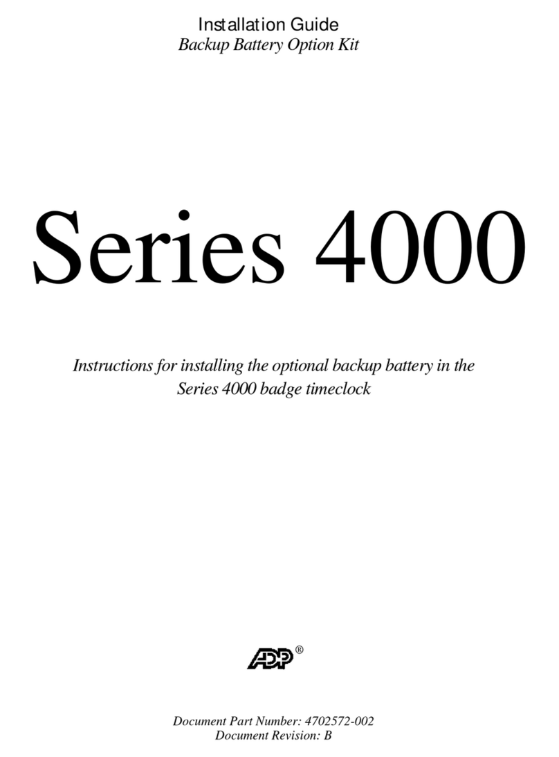 Adp Series 4000 installation guide