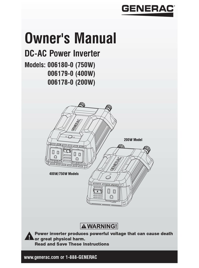 Generac Power Systems 006180-0 User manual