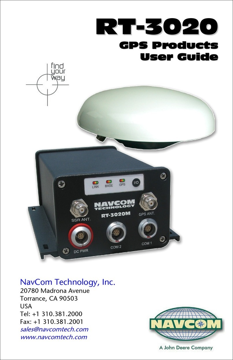 NavCom Technology RT-3020 User	guide	guide