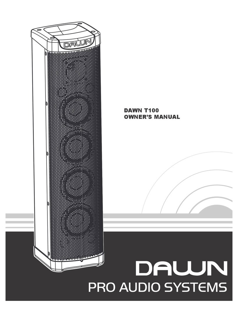 Dawn T100 owner's manual