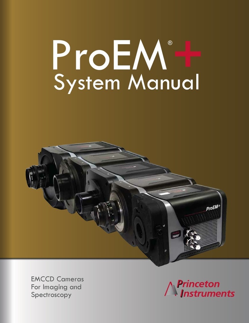 Princeton Instruments ProEM+ EMCCD User manual Princeton Instruments ProEM+ EMCCD User manual