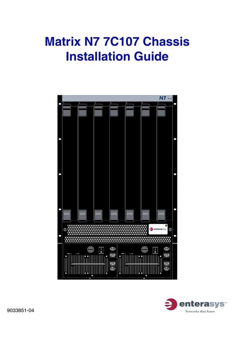 Enterasys Matrix N7 7C107 installation guide
