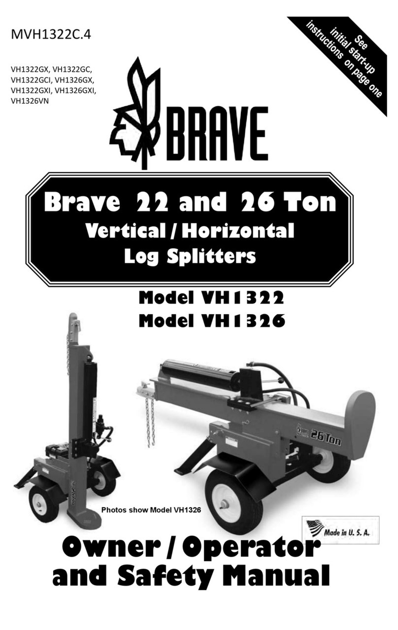 Brave VH1322GX Owner/operator and safety manual Brave VH1322GX Owner/operator and safety manual