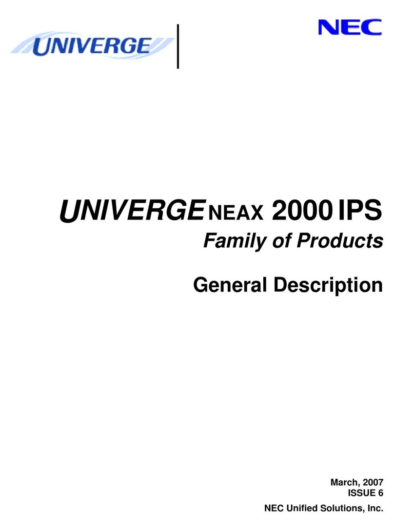 NEC UNIVERGE NEAX 2000 IPS General description