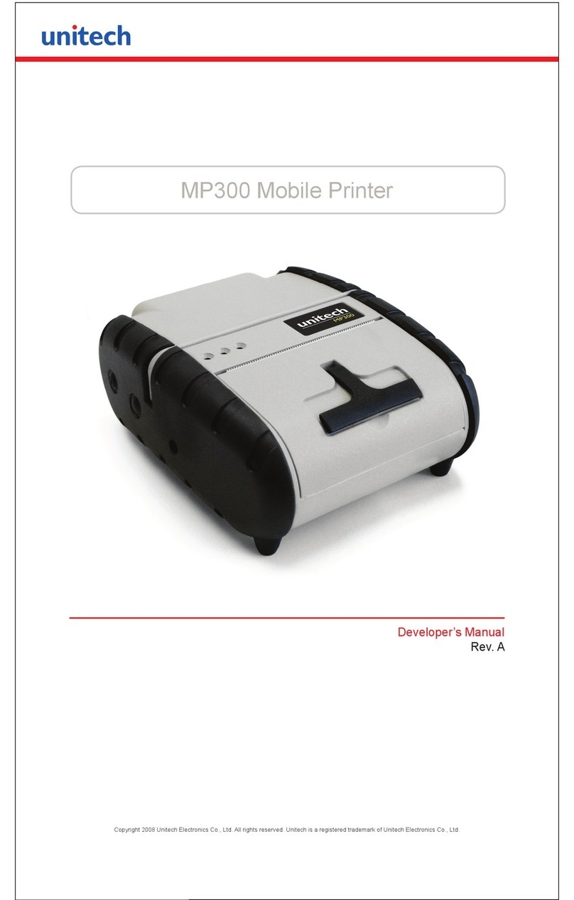 Unitech MP300 User manual