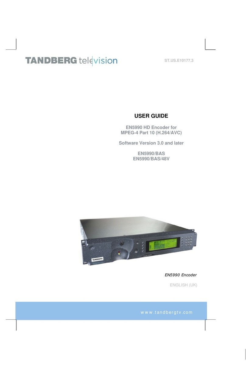 TANDBERG EN5990 user guide