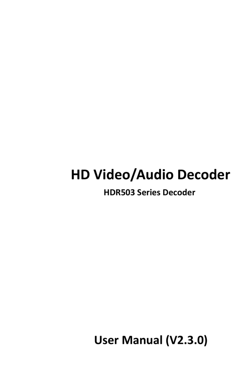 Hunt Electronic HDR503-1 user manual