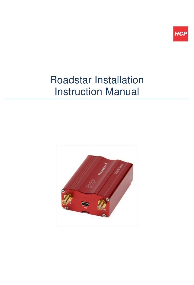 HCP Roadstar Installation instructions manual