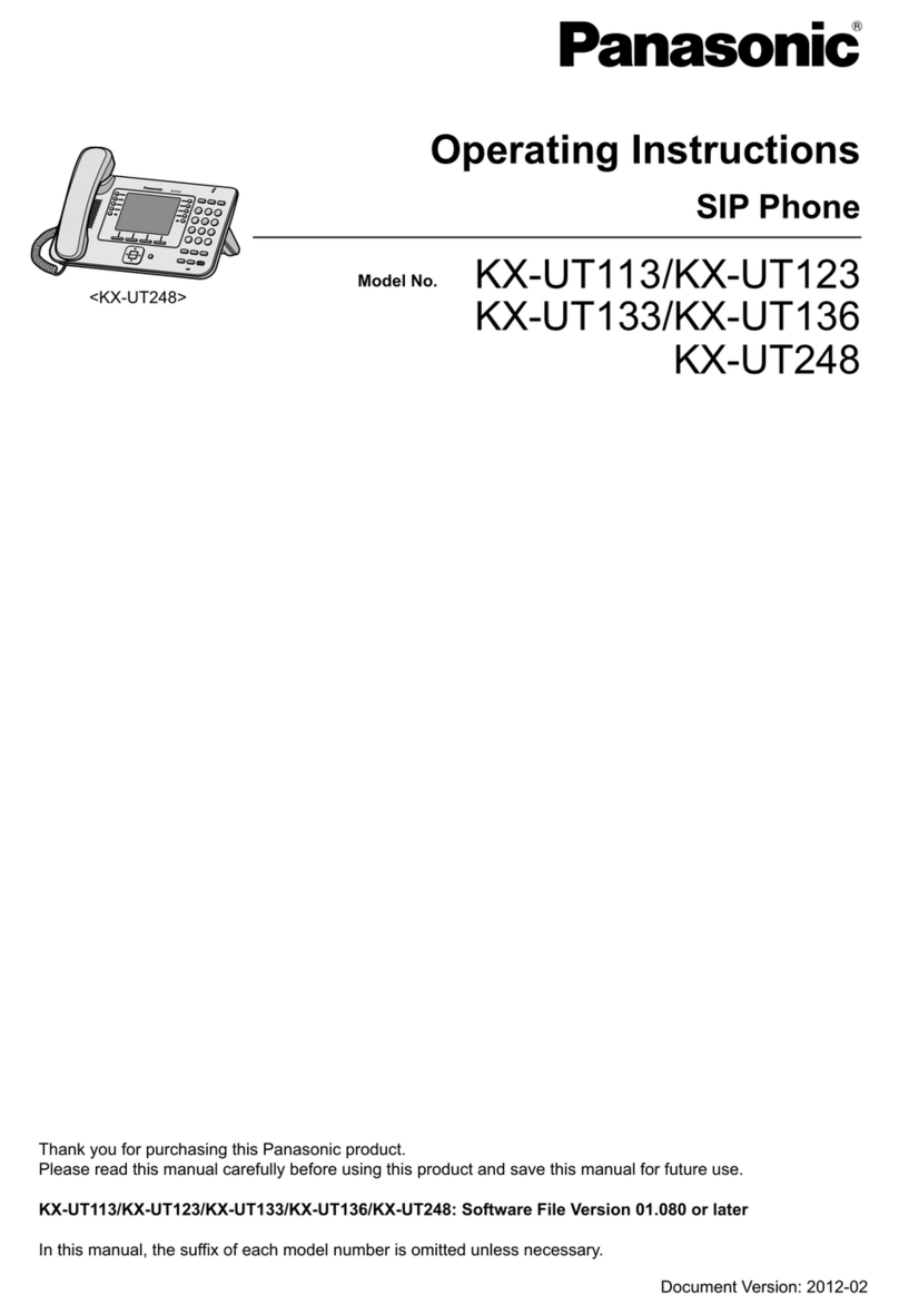 Panasonic KX-UT113 User manual