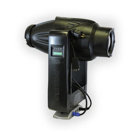 Vari Lite VL1000 ERS Luminaire User manual