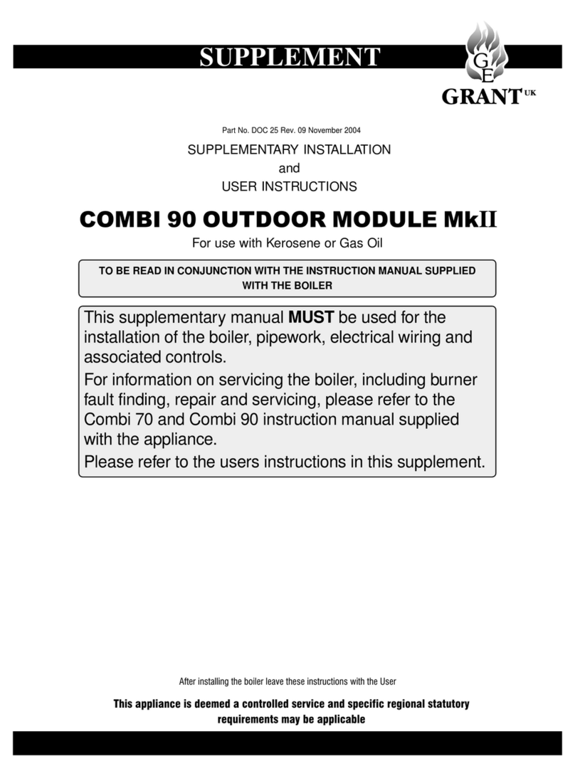 Grant Combi 90 User instructions