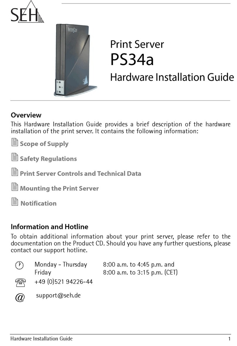 SEH PS34a Manual