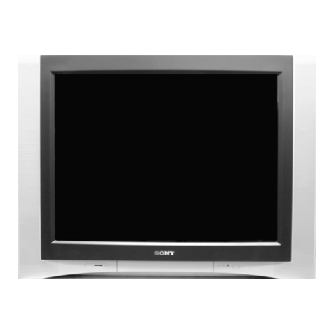 Sony KV-32HS500 Instructions: TV stand  (primary... User manual