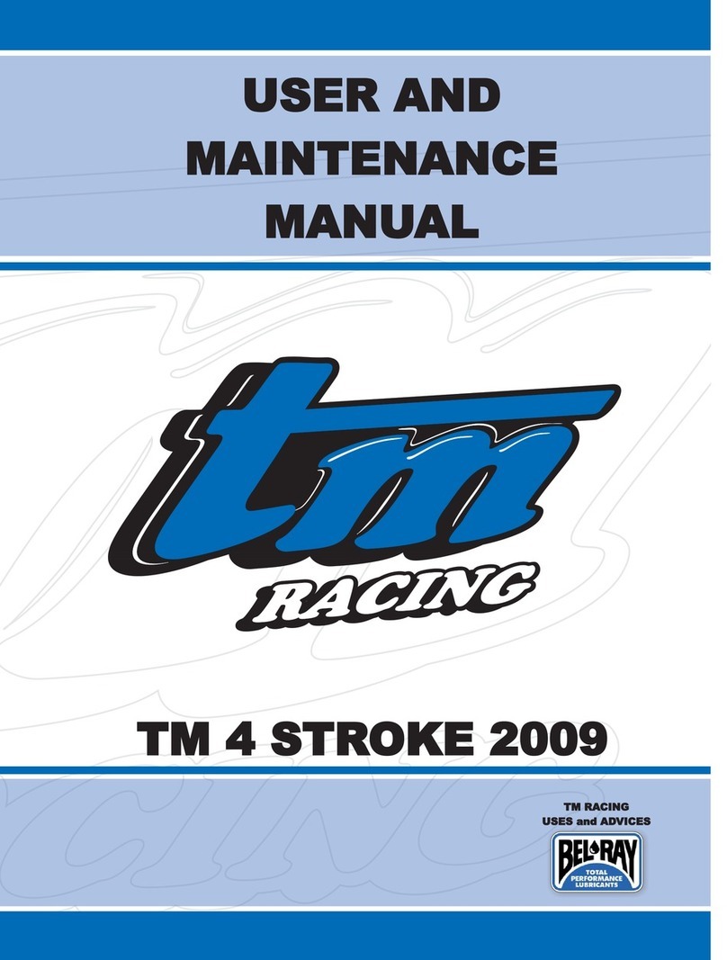 TM RACING 4 Stroke 2009 Operating instructions