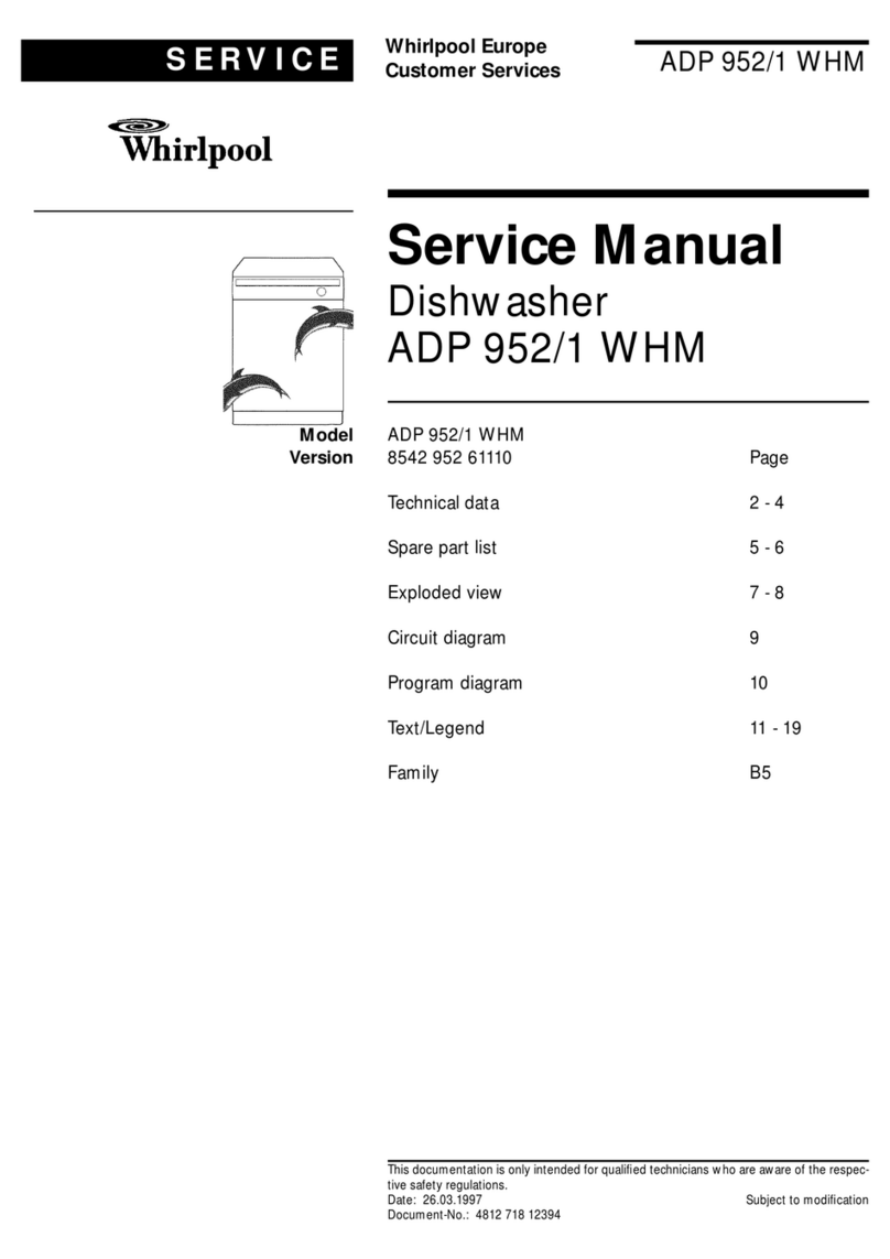 Whirlpool ADP 952 WHM Service manual