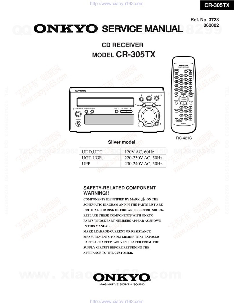Onkyo CR-305TX User manual