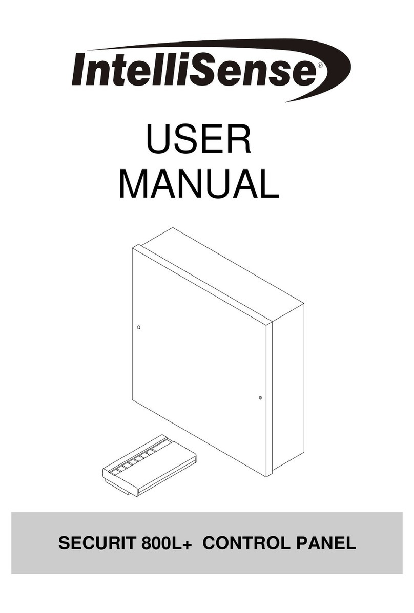 IntelliSense SECURIT 800L User manual