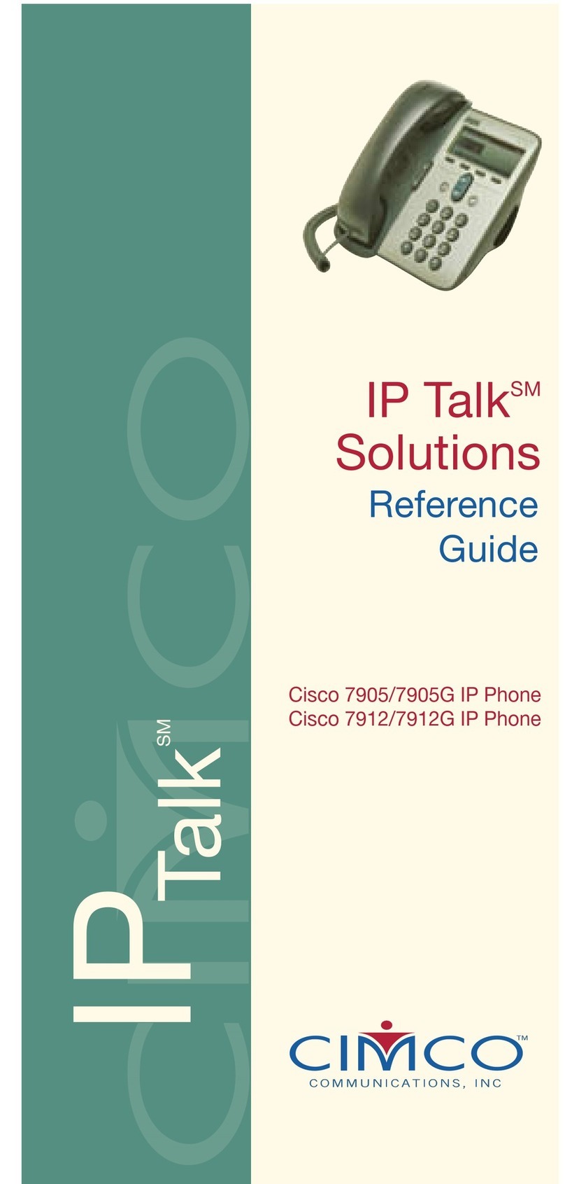 Cisco 7905 User manual