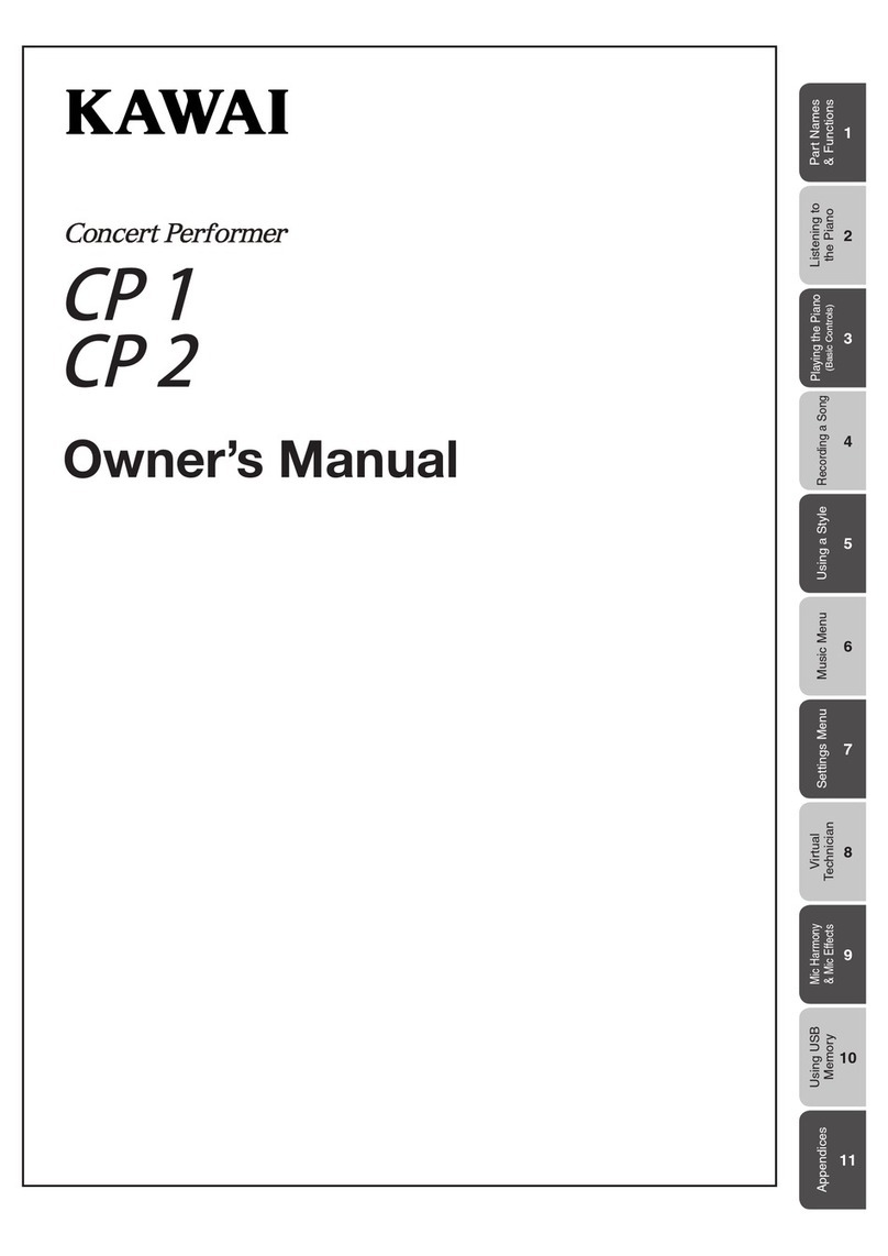 Kawai CP 2 User manual