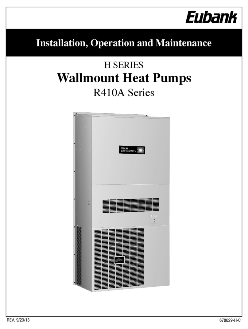 Eubank H SERIES Installation & operation manual