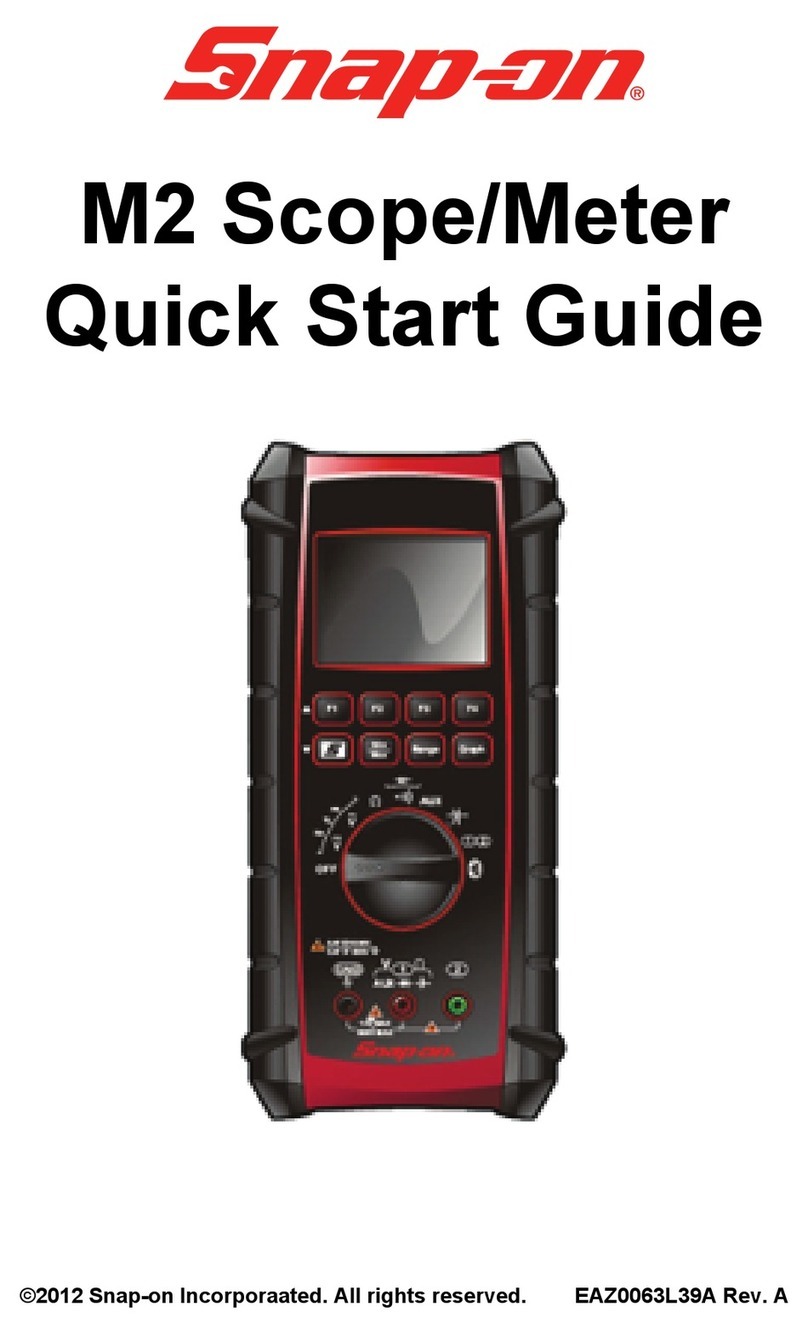Snap-On Scope/Meter M2 quick start guide