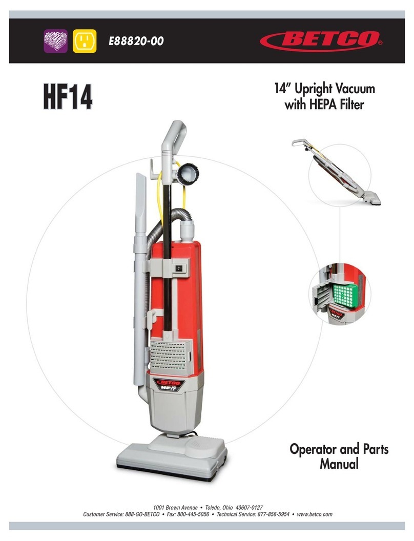 BETCO HF14 Product manual