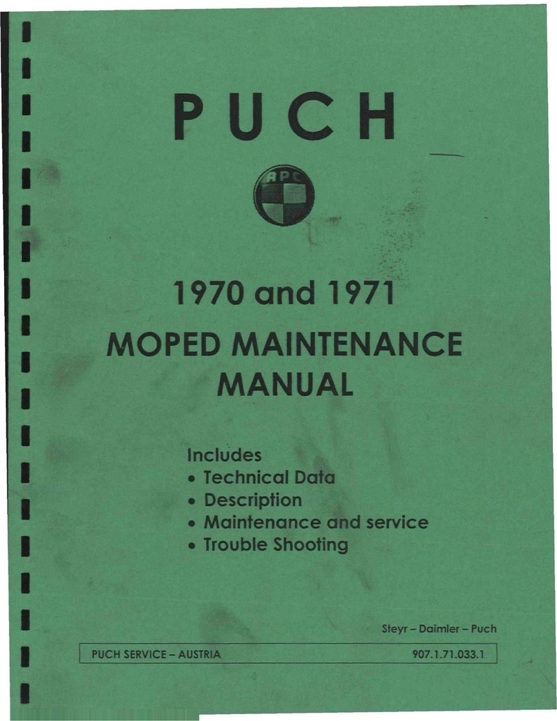 Puch 1970-1971 Puch Maintenance manual