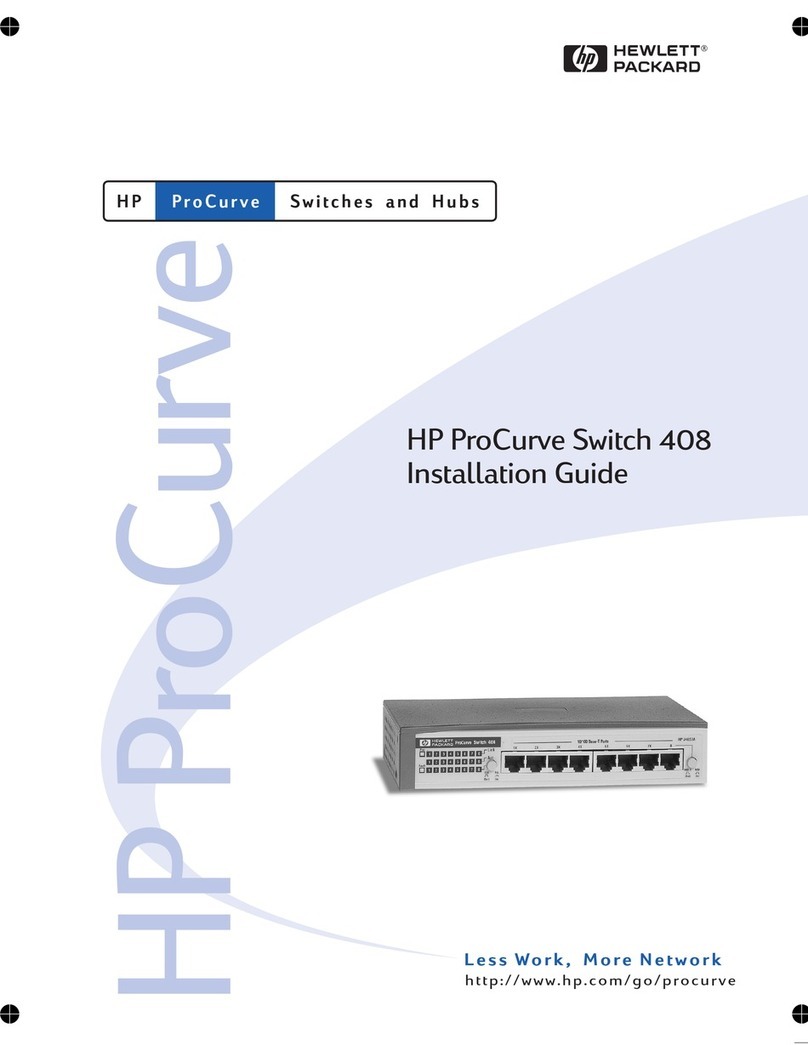 HP ProCurve 408 installation guide