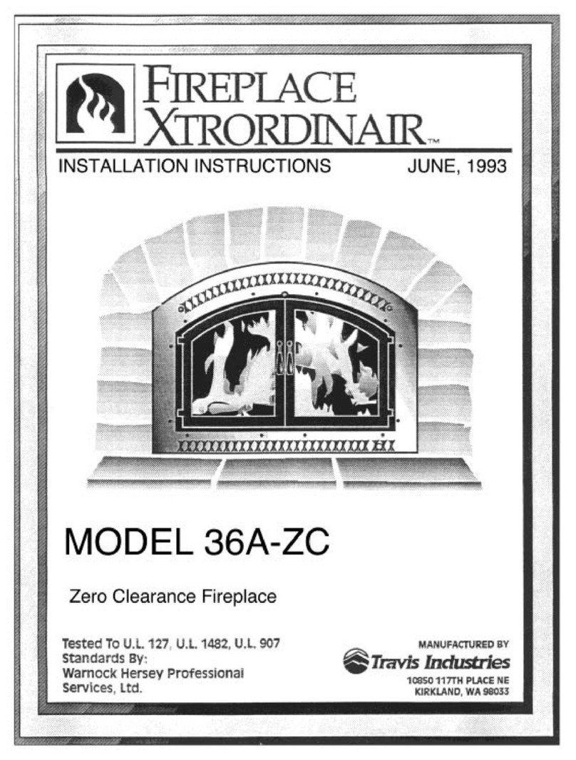 FireplaceXtrordinair 36A-ZC User manual