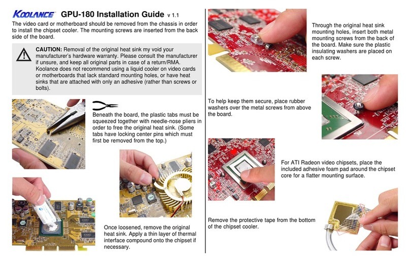 Koolance GPU-180 installation guide