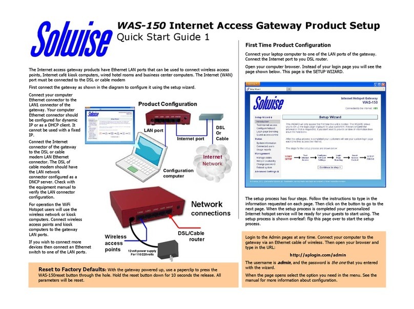 Solwise WAS-150 quick start guide