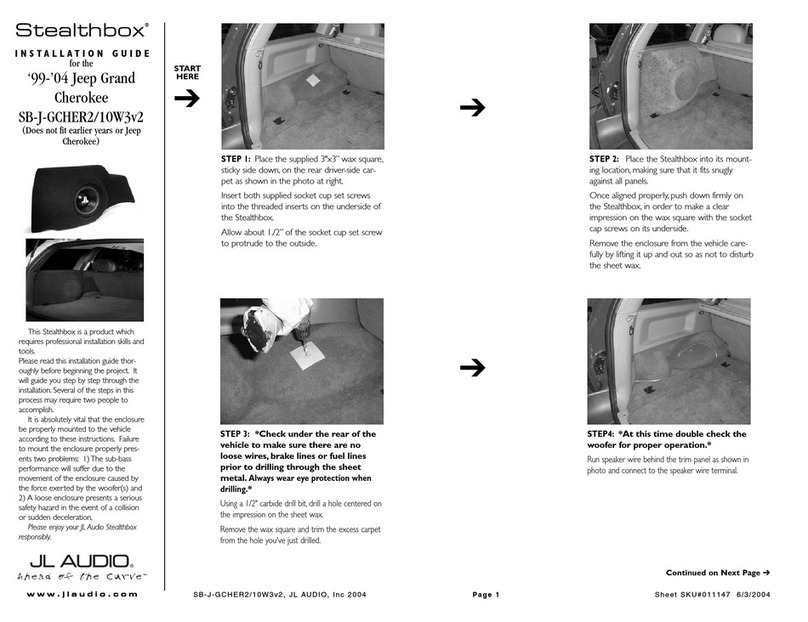 Stealthbox SB-J-GCHER2/10W3v2 installation guide