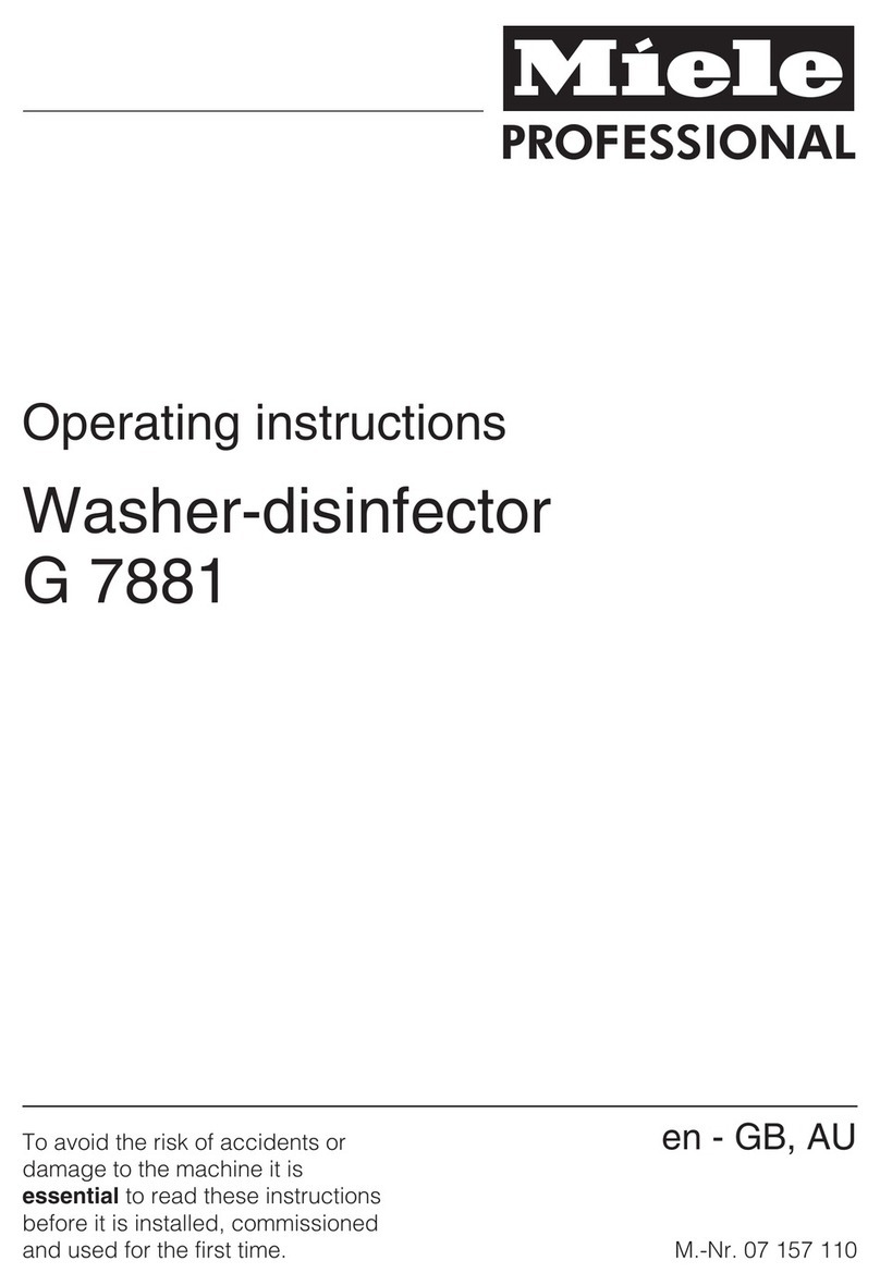 Miele G 7881 User manual