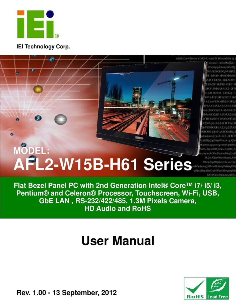 IEI Technology afl2-w15b-h61 User manual