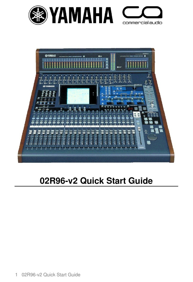 Yamaha Studio Manager V2 02R96 Editor User manual