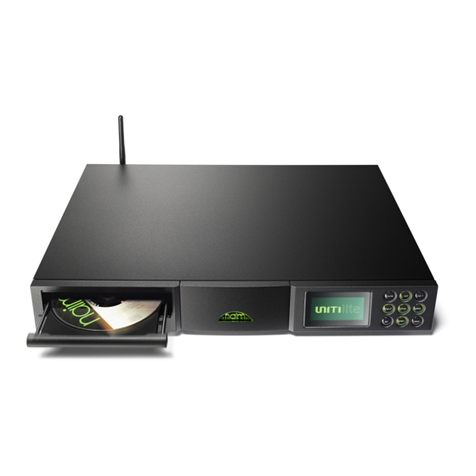 NAIM NDS NETWORK AUDIO PLAYER User manual