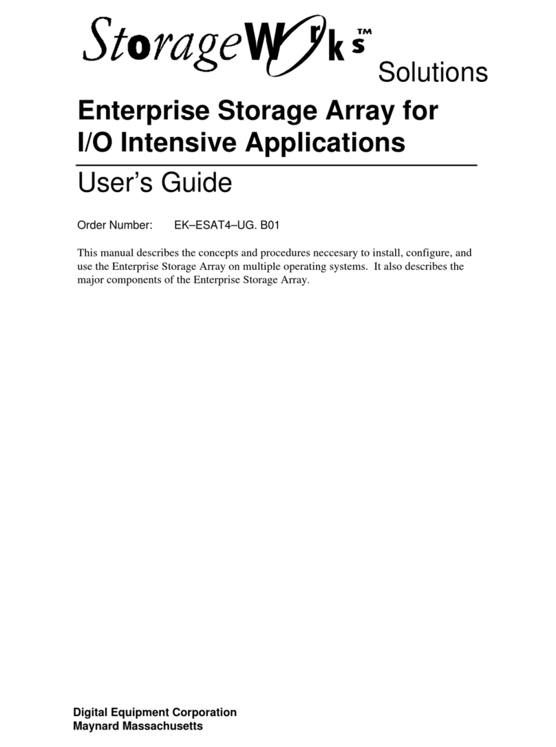 Digital Equipment Storage Works User manual