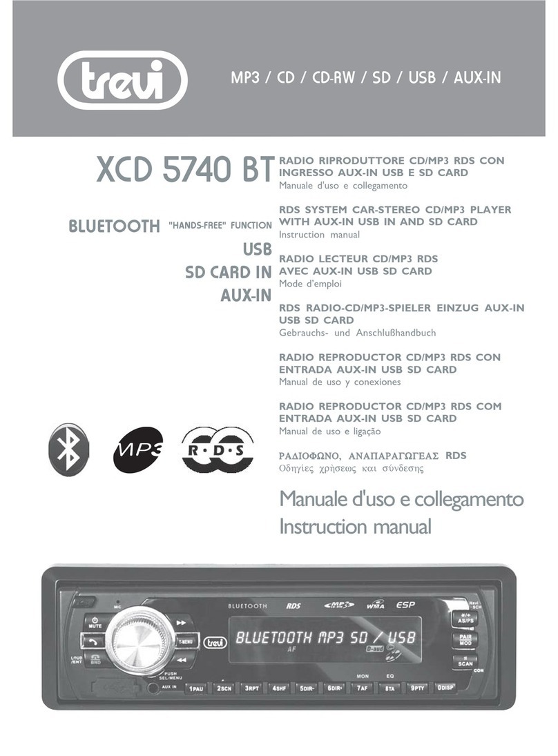 Trevi XCD 5740 BT instruction manual