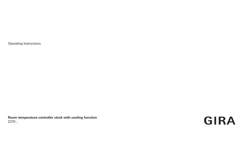 Gira 2370 operating instructions