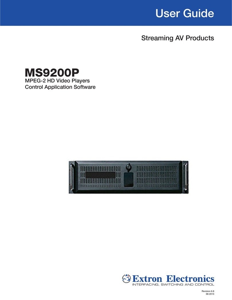 Extron electronics MS9200P user guide