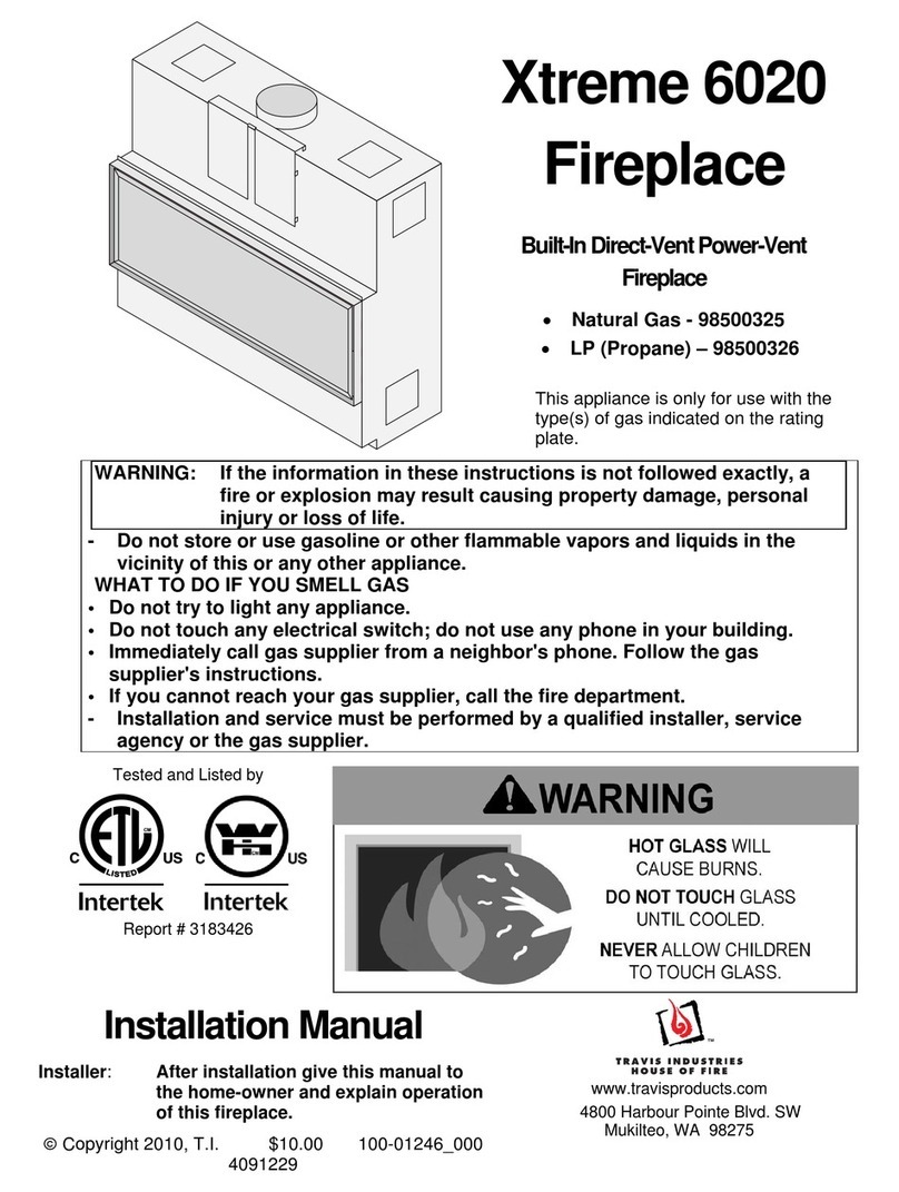 Travis Industries Xtreme 6020 User manual Travis Industries Xtreme 6020 User manual