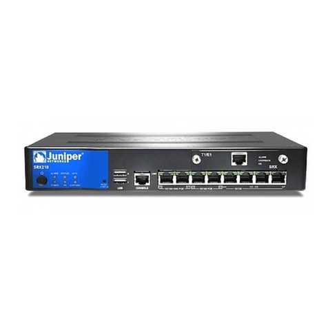 Juniper SRX 210 Installation instructions