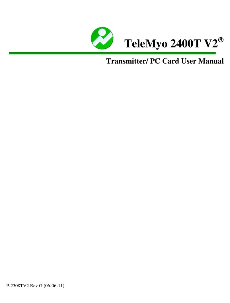 Noraxon TeleMyo 2400T V2 User manual