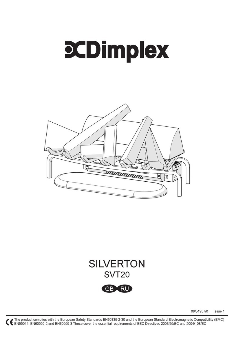 Dimplex Silverton SVT20 owner's manual