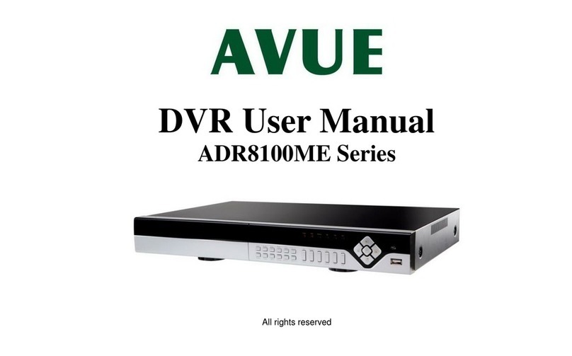 Avue ADR8100ME Series User manual
