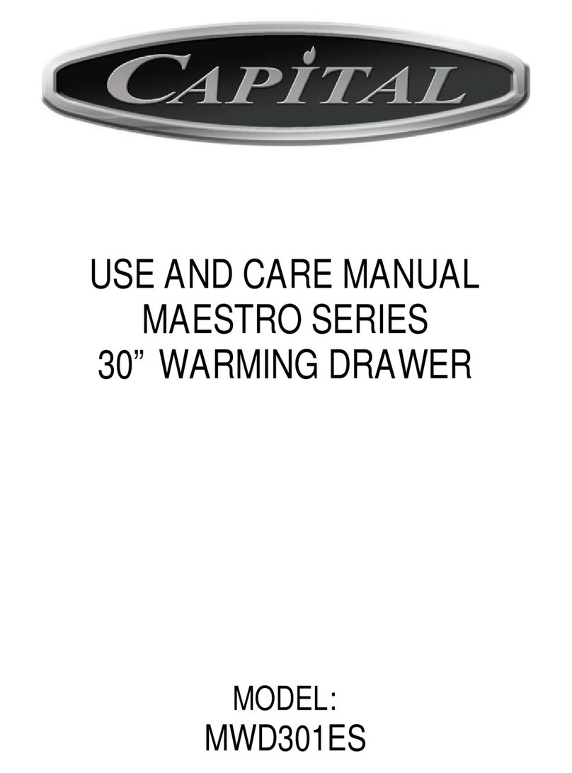 Capital MAESTRO SERIES use and care manual