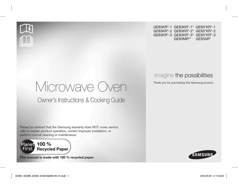 Samsung GE83KR*-1 Series Manual