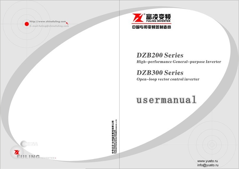 Fuling Inverter DZB200 Series user manual