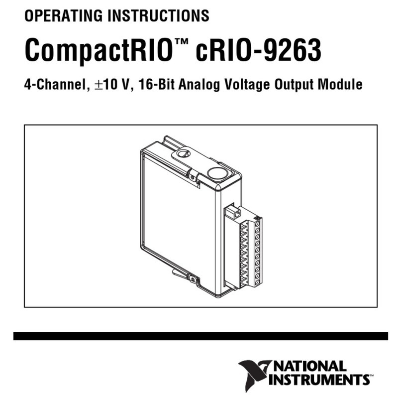 National Instruments CompactRIO cRIO-9263 User manual
