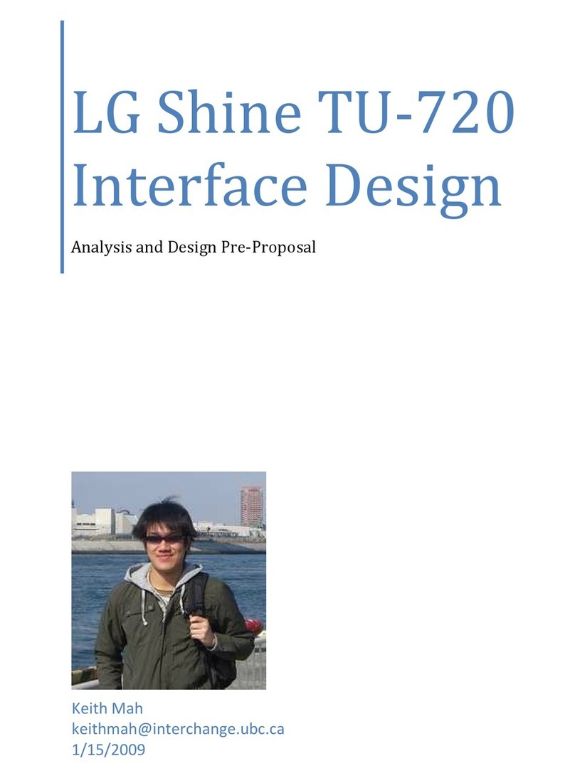 LG TU720 -  Shine Cell Phone 70 MB User manual
